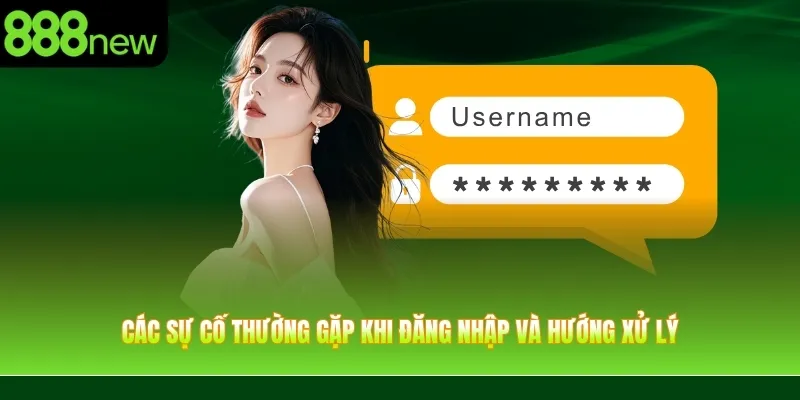Các sự cố thường gặp khi đăng nhập và hướng xử lý