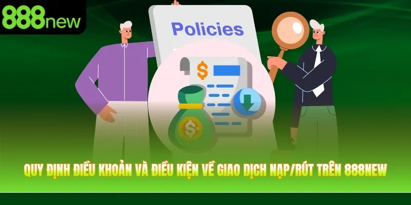 Quy định điều khoản và điều kiện về giao dịch nạp/rút trên 888NEW