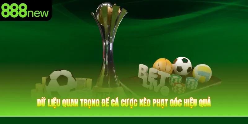 Dữ liệu quan trọng để cá cược kèo phạt góc hiệu quả