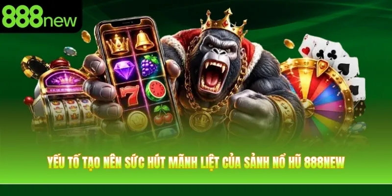 Yếu tố tạo nên sức hút mãnh liệt của sảnh nổ hũ 888NEW